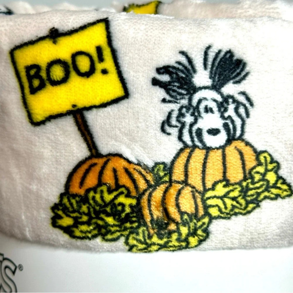 Peanuts Snoopy Great Pumpkin 50x70 VelvetLoft Throw by Berkshire NWT - Picture 2 of 5